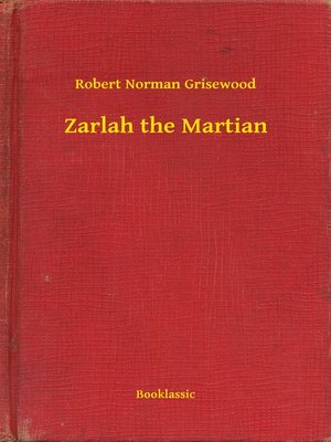 cover image of Zarlah the Martian